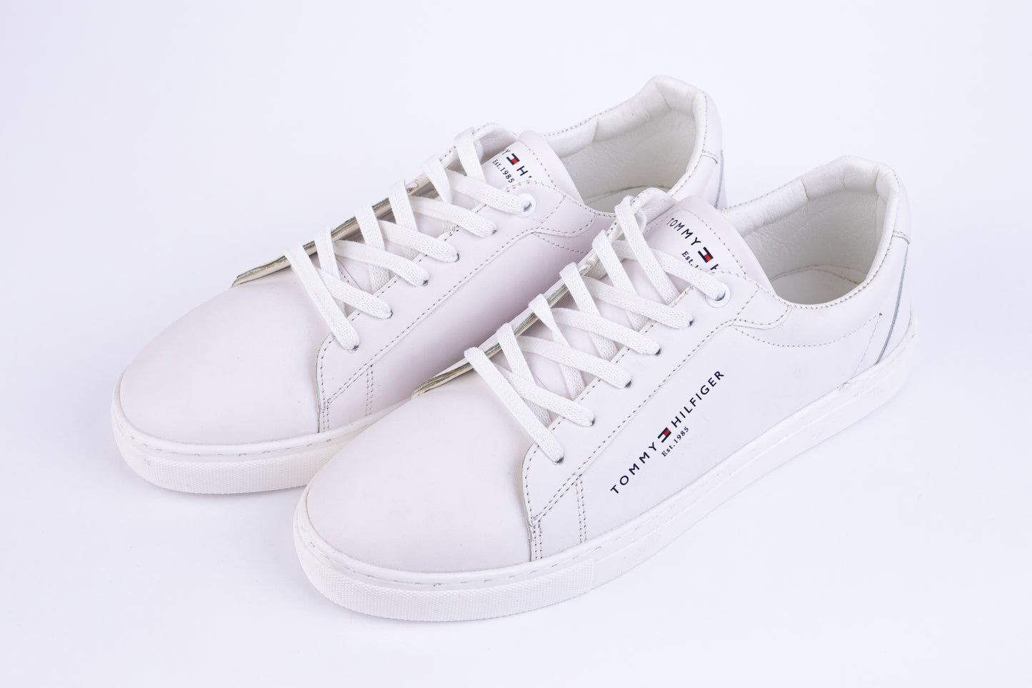 Tommy Hilfiger White Classic Court Sneaker