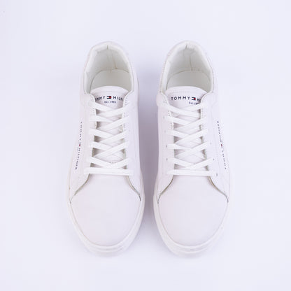 Tommy Hilfiger White Classic Court Sneaker
