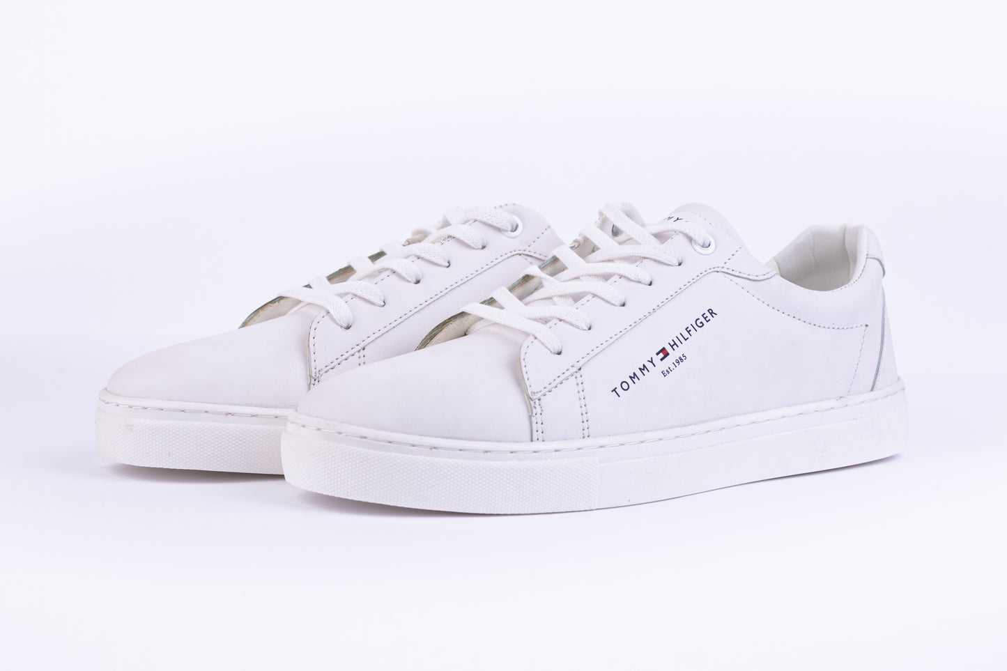 Tommy Hilfiger White Classic Court Sneaker